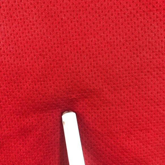 Under Armour Shirt Mens XL Red Pullover Mock Neck 1/4 Zip Logo Long Sleeve - Picture 2 of 13